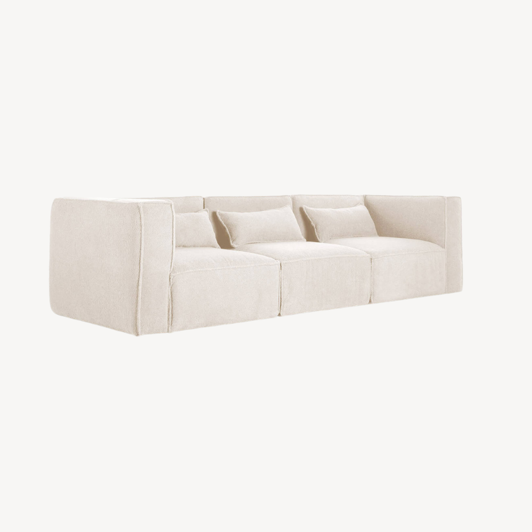 Sofá Modular, 2 Poltronas de Canto Kilhe - 3 peças
