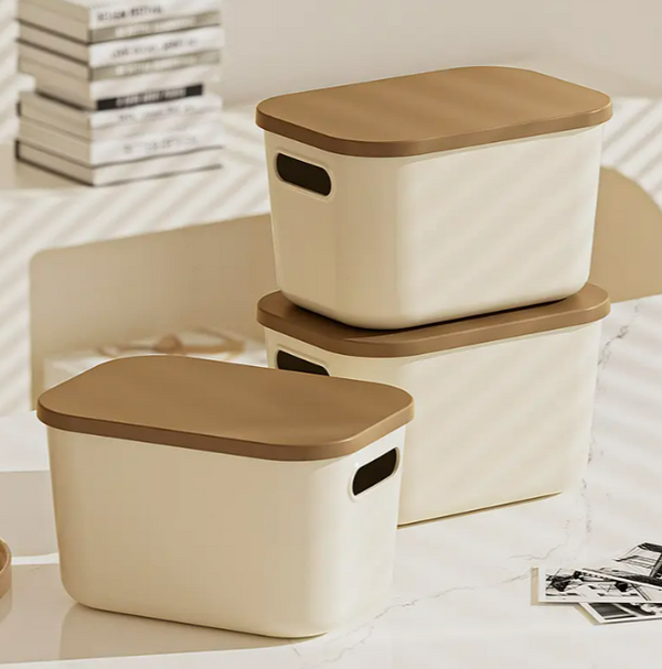 Modern storage cabinet with clean lines in living room or Kitchen setting