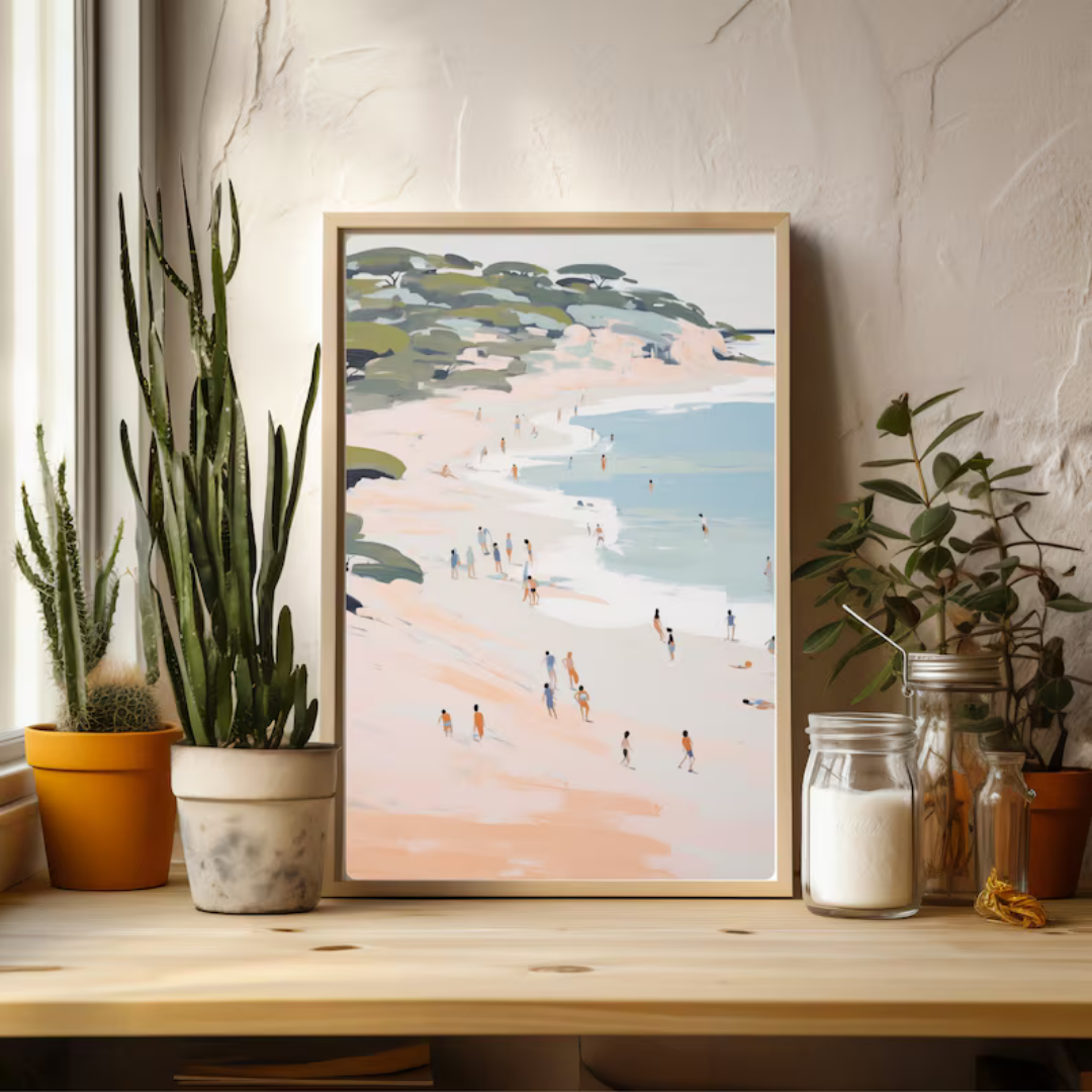 Wall Art Australian Beach 60x90