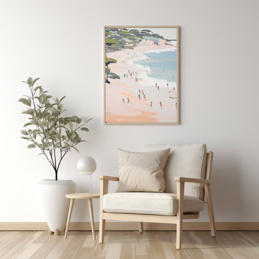 Wall Art Australian Beach 60x90