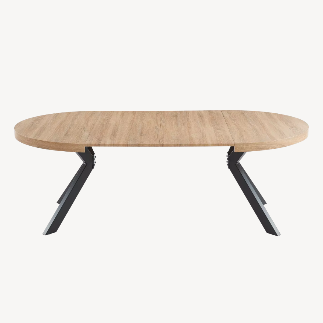 Mesa de comedor Komoni 120x120, H76 