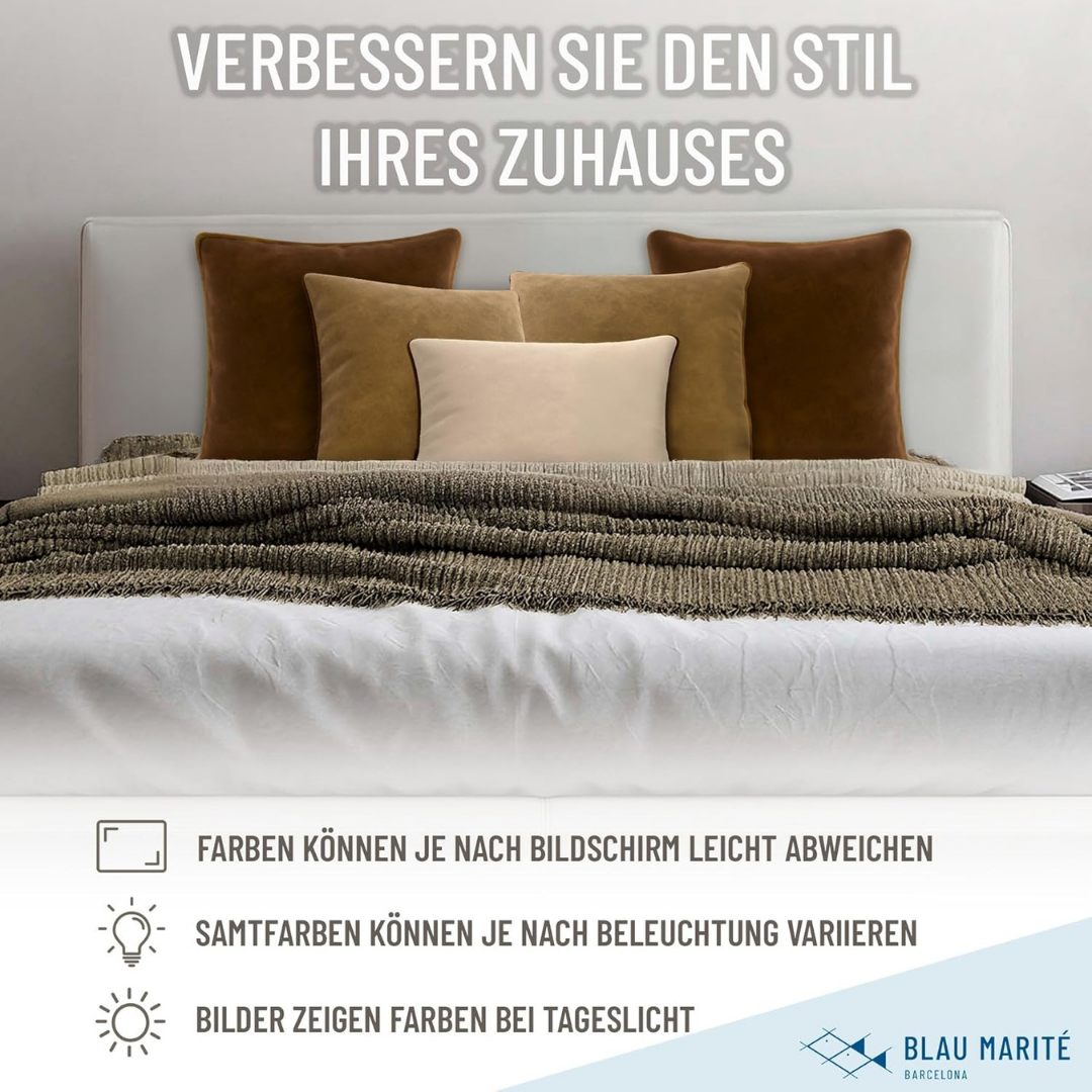 Cushion Covers Blau Marité Set of 2