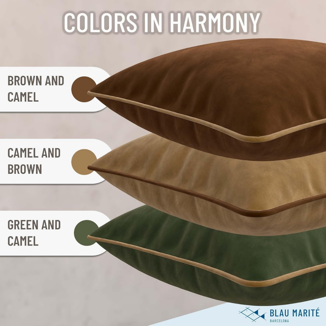 Cushion Covers Blau Marité Set of 2