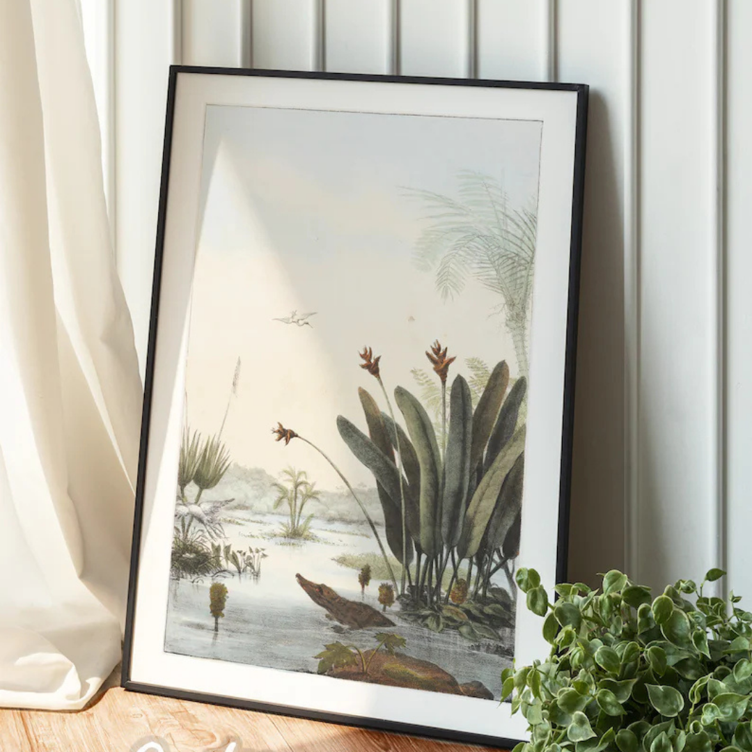 Wall Art Tropical Jungle set of 3, 60x90