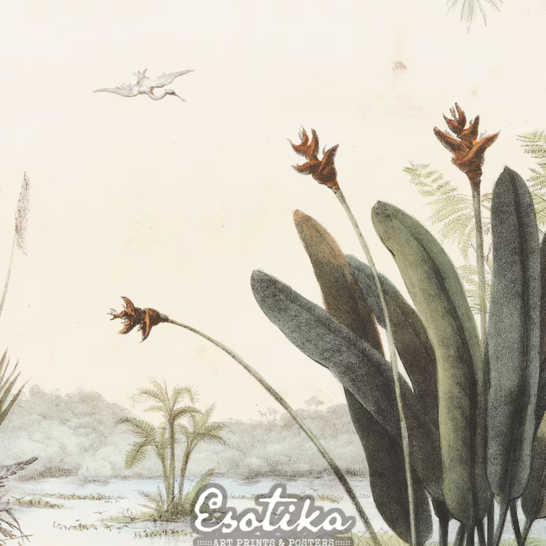 Wall Art Tropical Jungle set of 3, 60x90