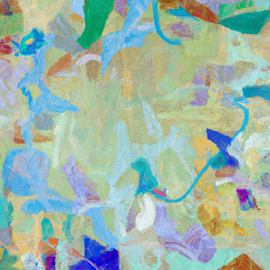 Arte de parede em cores brilhantes, 60x90 