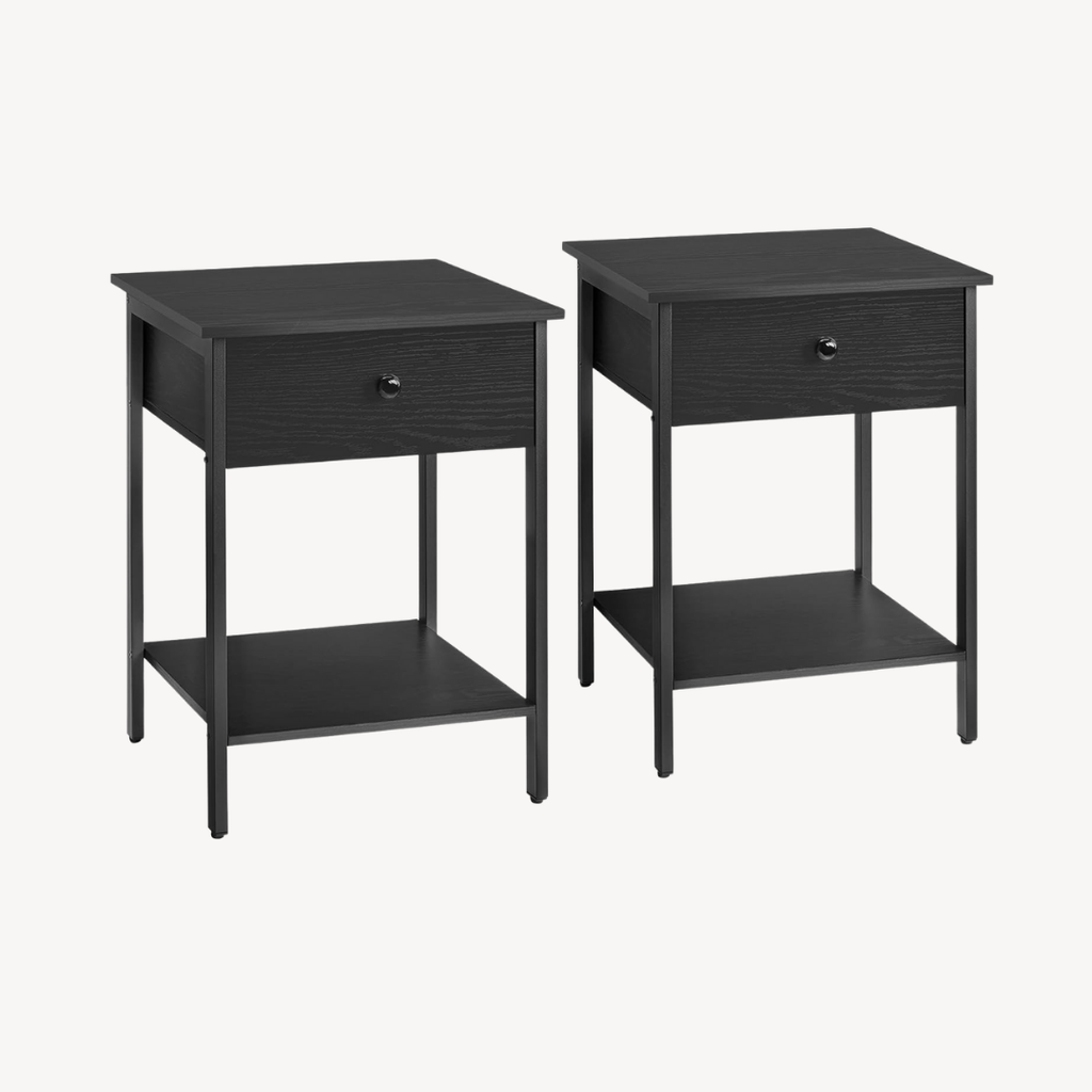 Bedside Table Vasagle Set of 2 - 40x40, H55