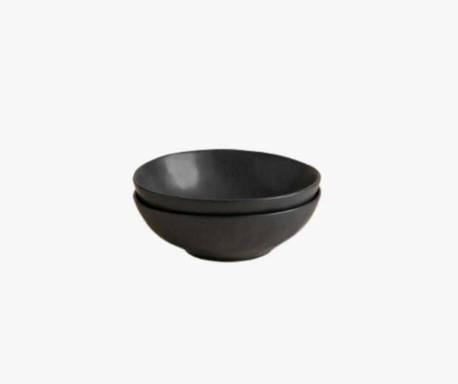 Bowls Mauren Set of 2 Black