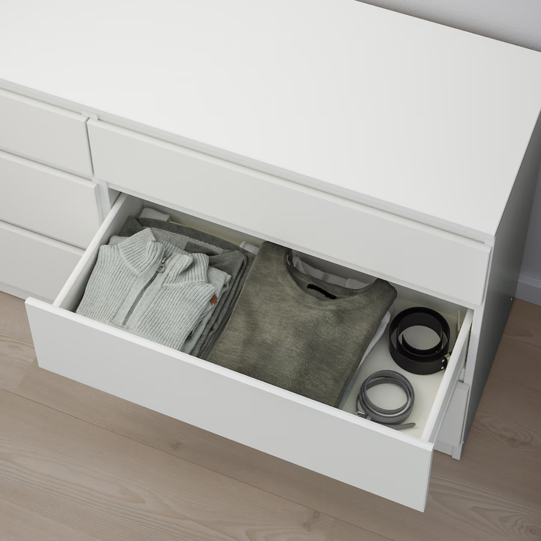 Cômoda com 6 gavetas Kullen 