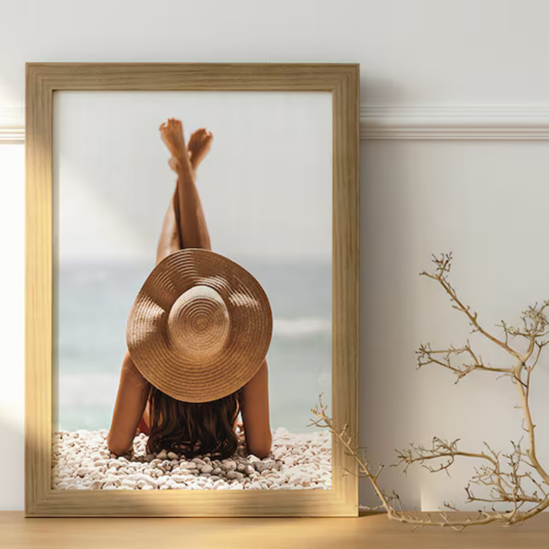 Wall Art Beach Girl 60x90