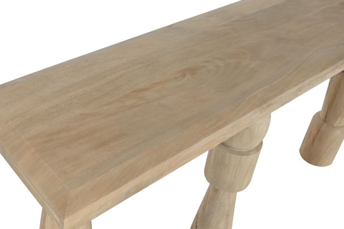 CONSOLE TABLE MANGO 216X40X77 NATURAL