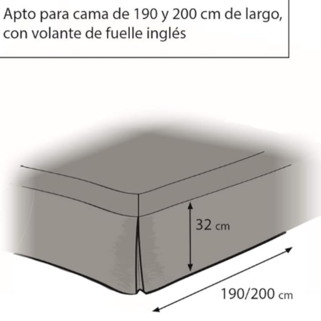 Capa para estrado de cama Easycosy ATENEA sommier 