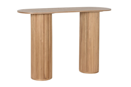 CONSOLE TABLE PAULOWNIA MDF 120X40X80 NATURAL