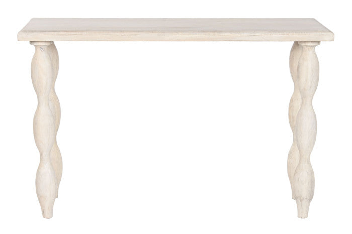 CONSOLE TABLE MANGO 120X40X76 WHITE