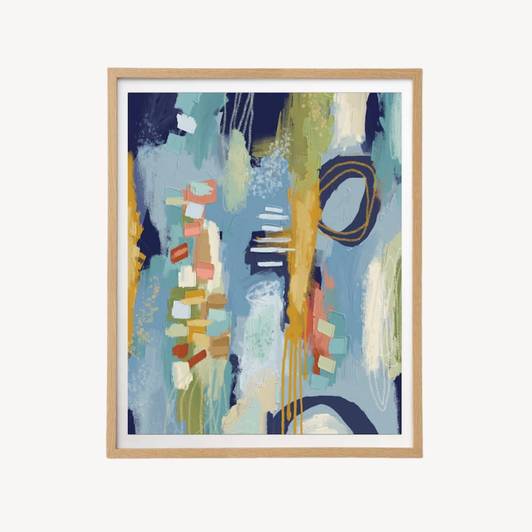 Arte de pared abstracto moderno, 60x90