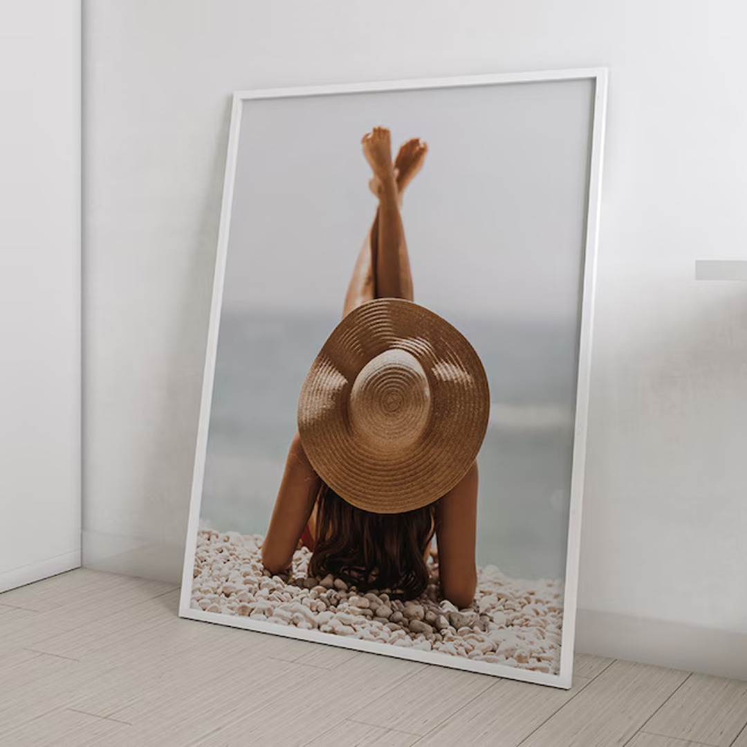 Wall Art Beach Girl 60x90