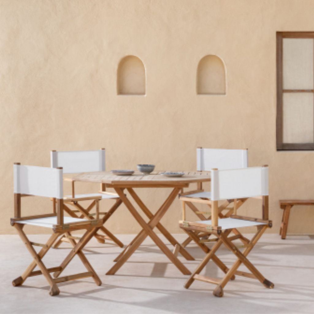 Garden Table & 4 Chairs Beladon, 120