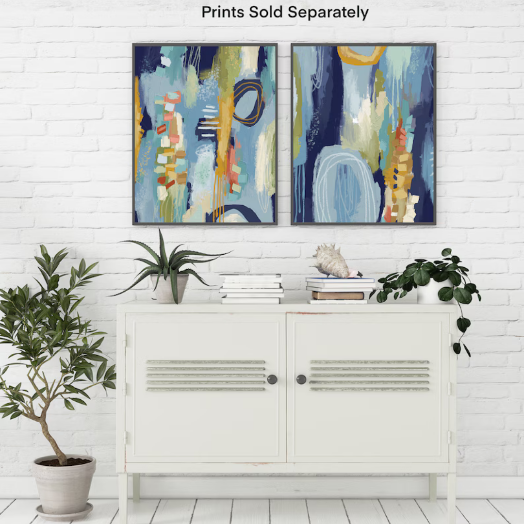 Wall Art Modern Abstract, 60x90