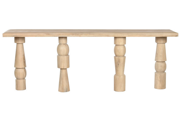 CONSOLE TABLE MANGO 216X40X77 NATURAL