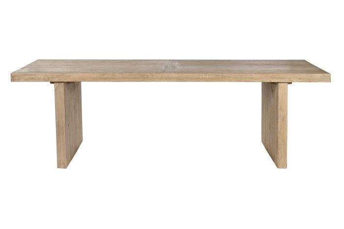 TABLE OLMO MACIZO 244X102X76 NATURAL NATURAL