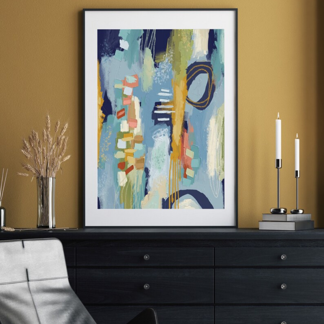 Wall Art Modern Abstract, 60x90