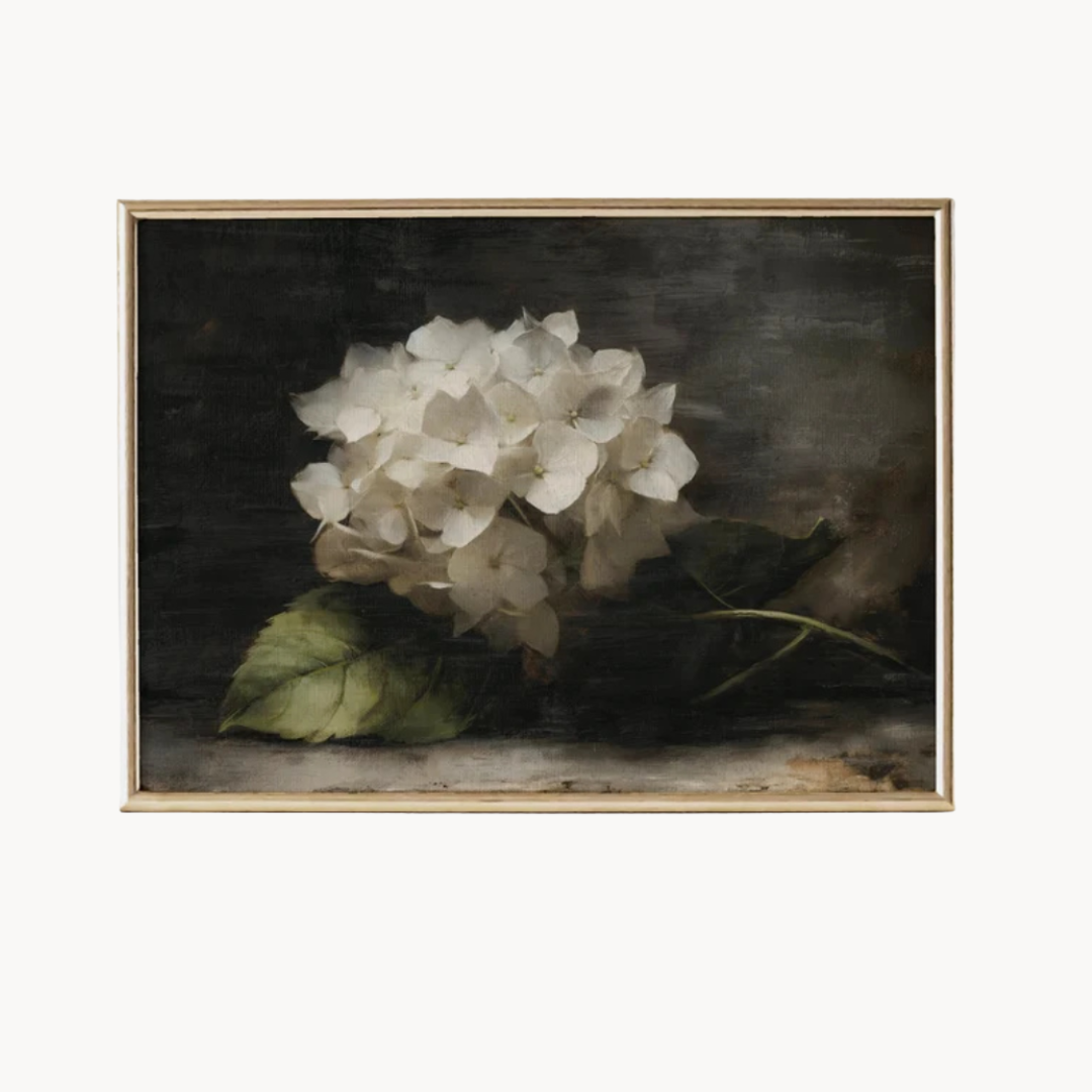 Wall Art Farmhouse Hydrangea, 60x90
