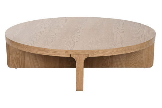 COFFEE TABLE OAK MDF 121X121X31,5 NATURAL