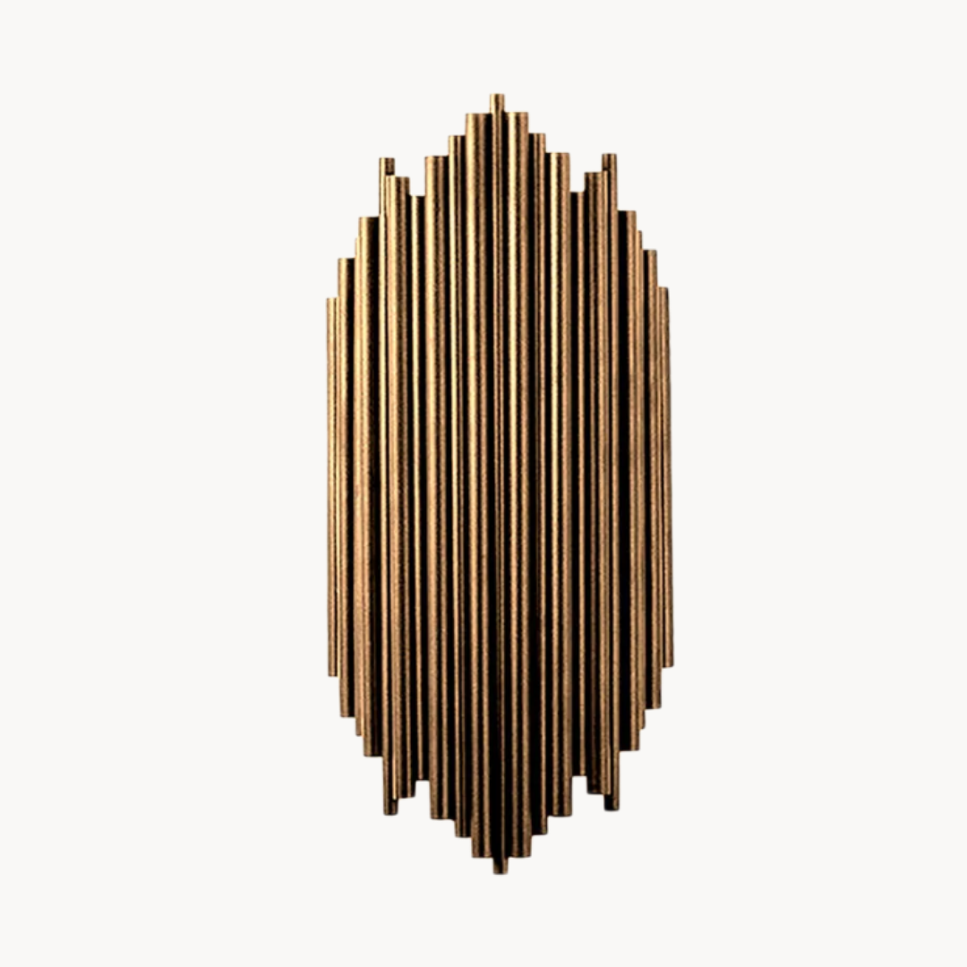 Lámpara de pared dorada H40