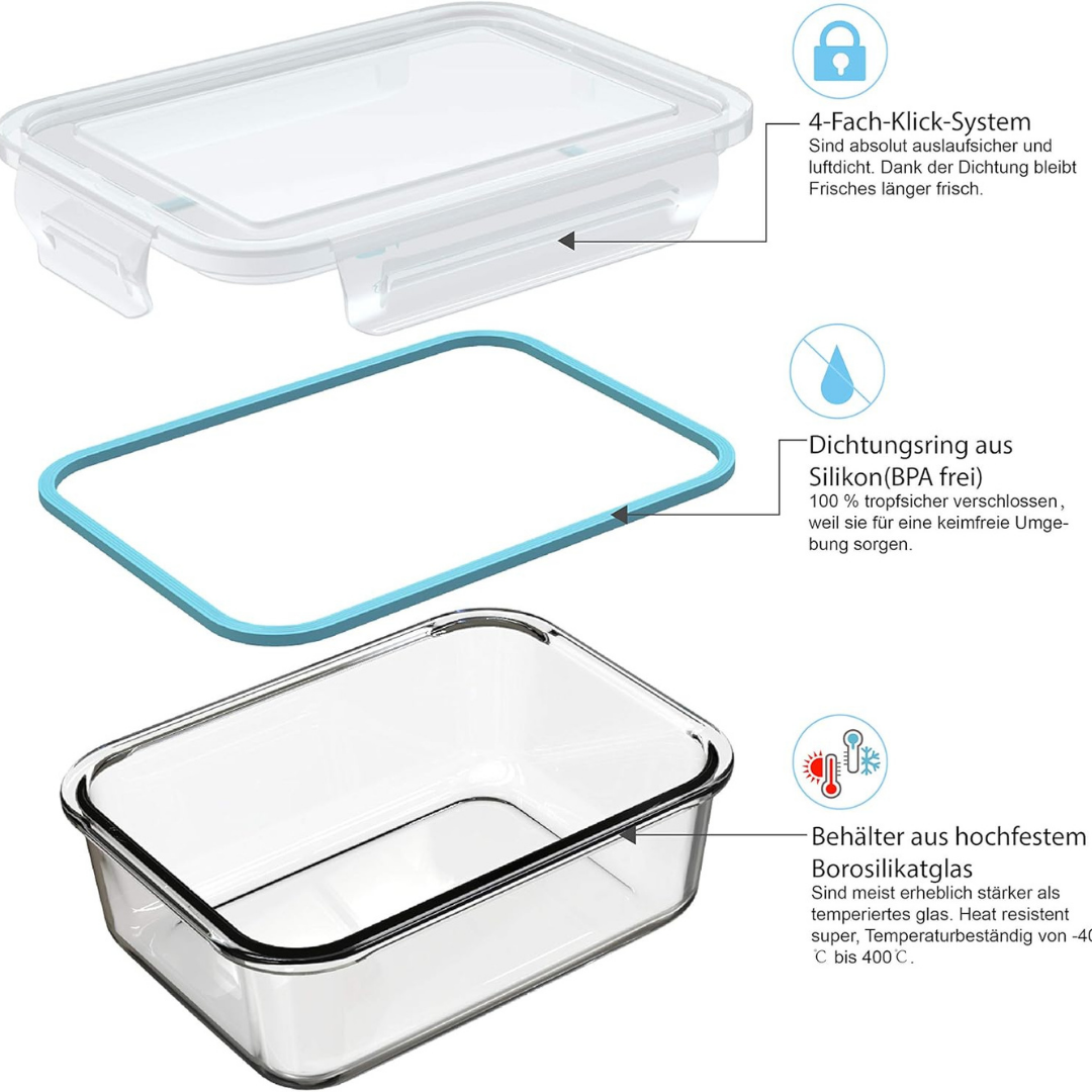 Storage Containers Genicook Set of 9