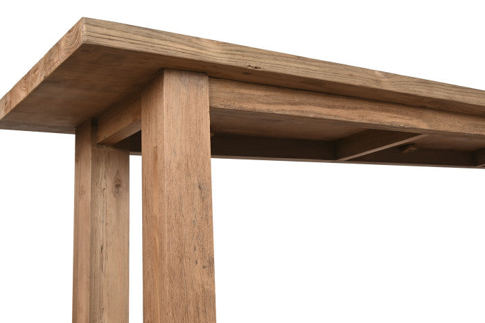 CONSOLE TABLE TECA RECICLADA 240X46X90 NATURAL