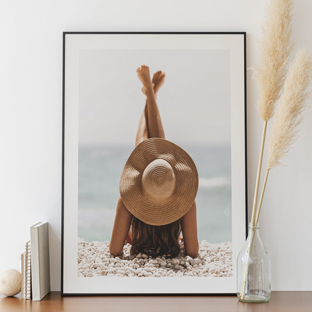 Wall Art Beach Girl 60x90