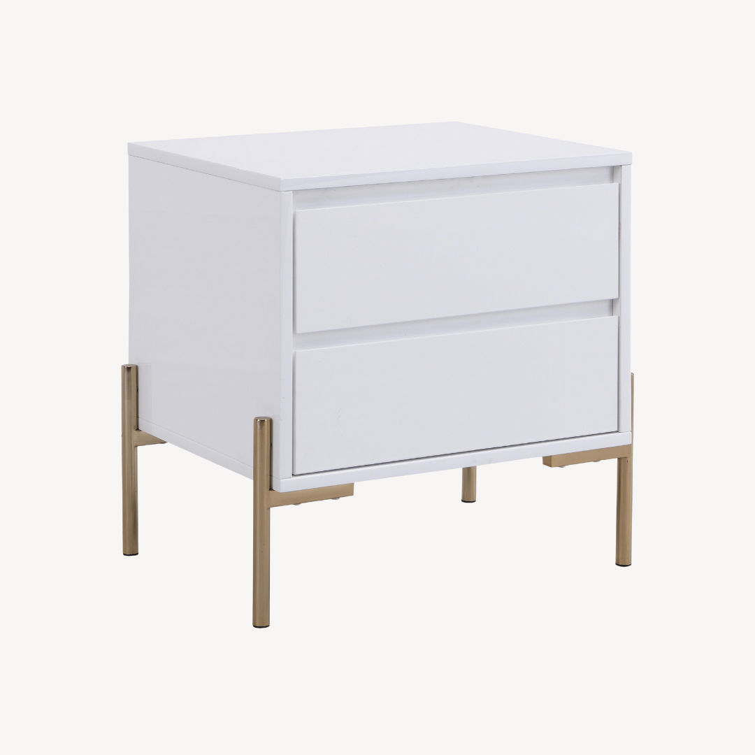 Mesa de cabeceira Korasa – 2 gavetas 