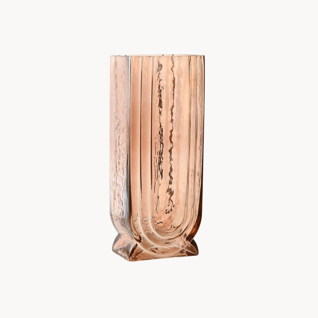 Glass Jar Terracotta H25