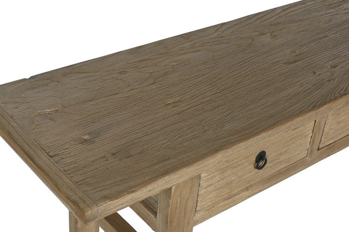 CONSOLE TABLE OLMO MACIZO 200X42X85 NATURAL