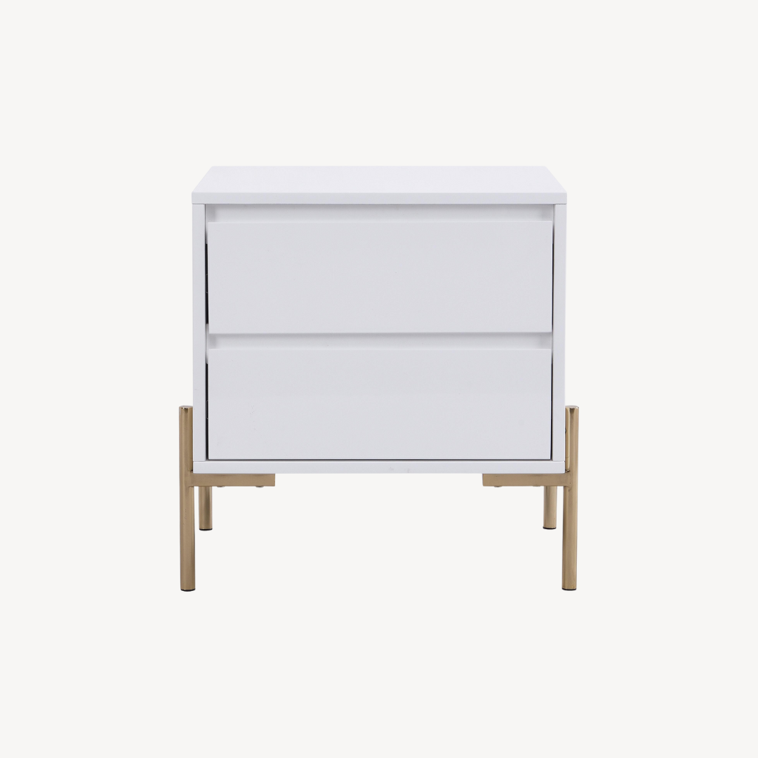 Mesa de cabeceira Korasa – 2 gavetas 