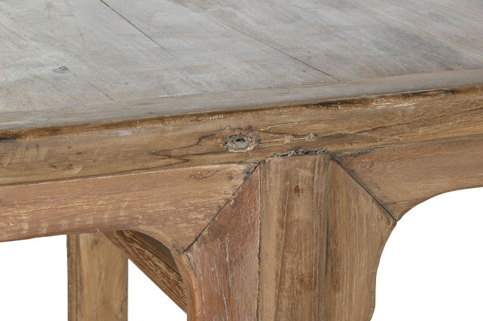 CONSOLE TABLE TECA RECICLADA 195X50X82 NATURAL