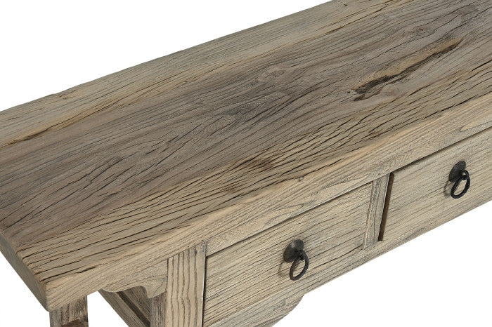 CONSOLE TABLE OLMO MACIZO 178X38X85 NATURAL