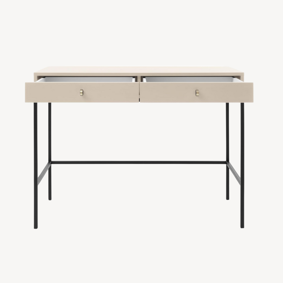Secretária com 1 gaveta, Miji Walnut 