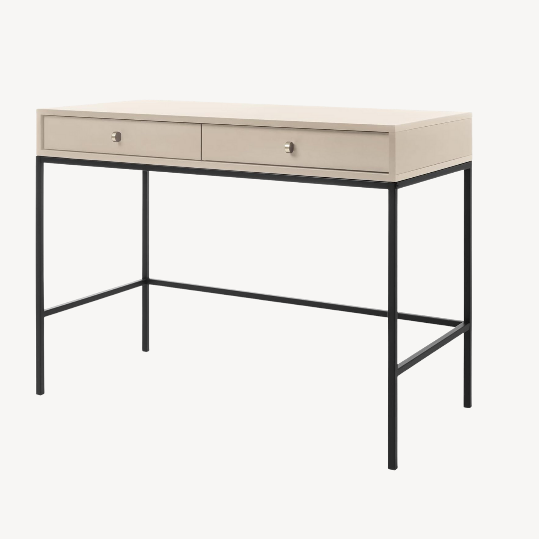 Secretária com 1 gaveta, Miji Walnut 