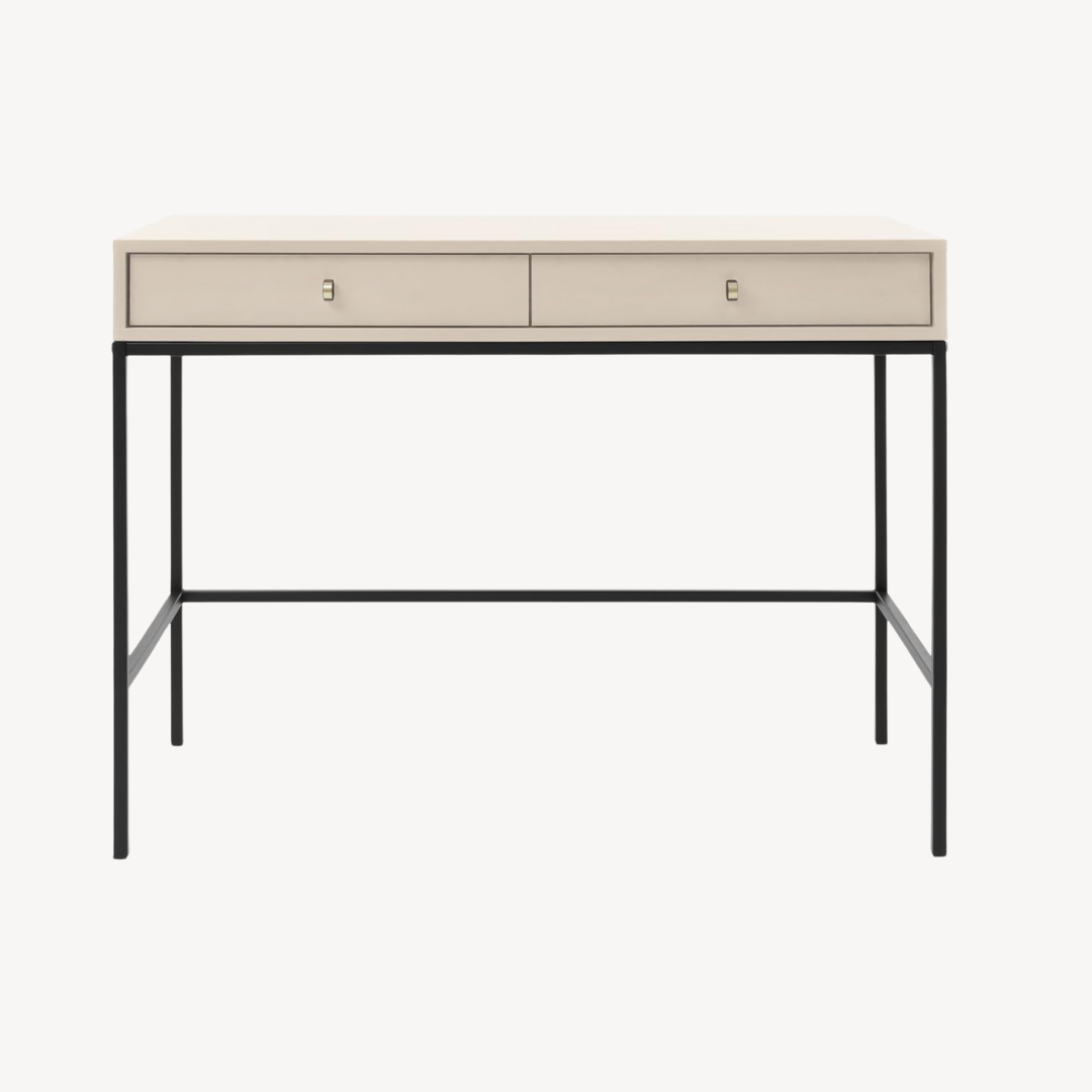 Secretária com 1 gaveta, Miji Walnut 