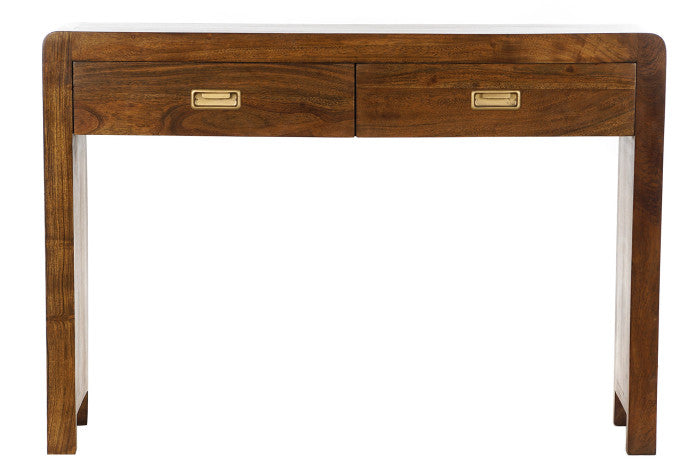 CONSOLE TABLE ACACIA 110X27,5X76 NATURAL BROWN