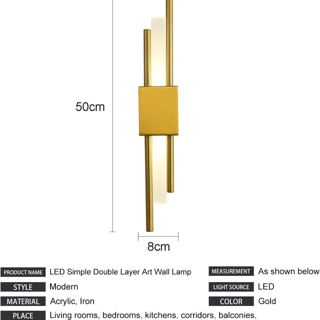 LED Wall Lamp Modern, H50