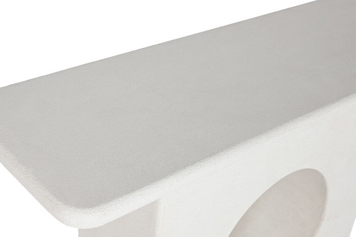 CONSOLE TABLE SPRUCE MDF 120X40X80 WHITE