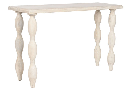 CONSOLE TABLE MANGO 120X40X76 WHITE