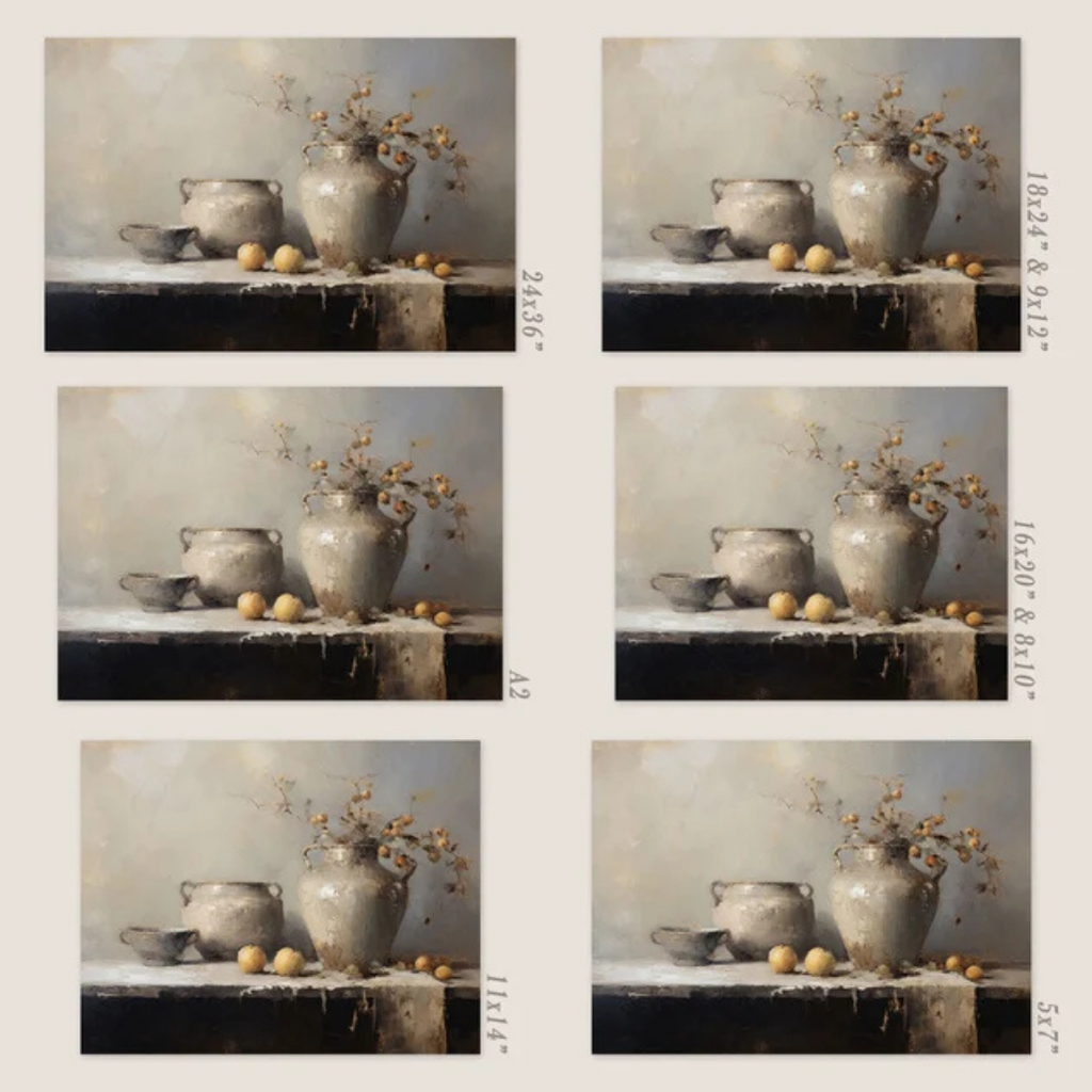 Wall Art French Kitchen Set of 4, 60x90