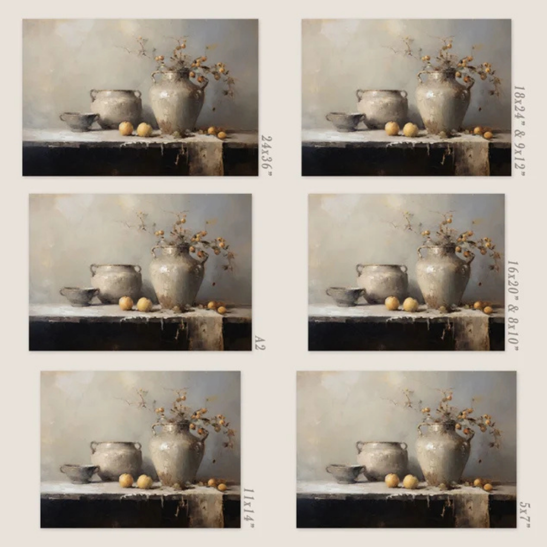 Wall Art French Kitchen Set of 4, 60x90
