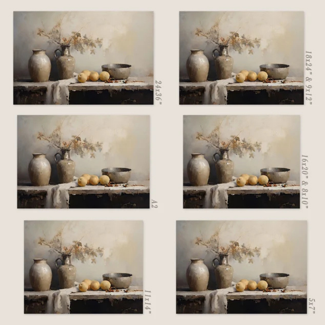 Wall Art French Kitchen Set of 4, 60x90
