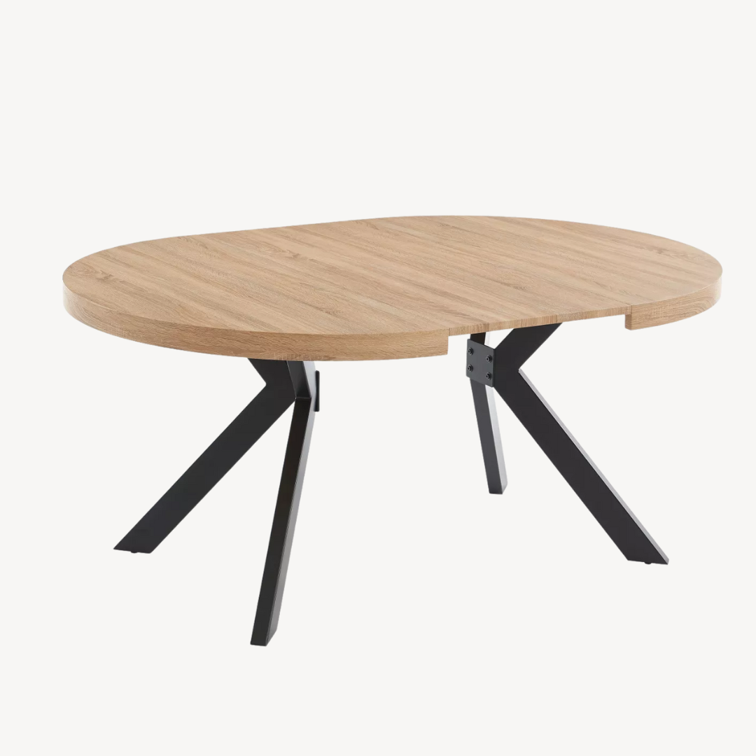 Mesa de comedor Komoni 120x120, H76 