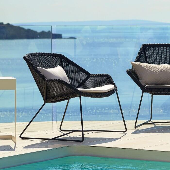 Black Lounge Chair