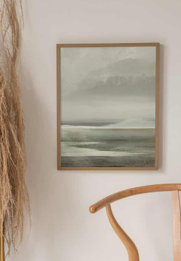 Impressão de paisagem abstrata, arte em cores suaves, arte para impressão, pintura sombria, pôster minimalista moderno. DOWNLOAD INSTANTÂNEO. Decoração de parede para impressão. 
